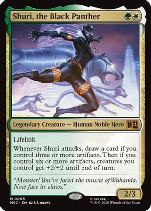 Shuri, the Black Panther (MSC-095) - Commander: Marvel Super Heroes