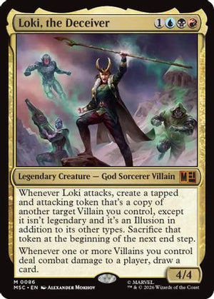 Loki, the Deceiver (Surge Foil) (MSC-086) - Commander: Marvel Super Heroes Foil