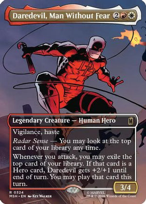 Daredevil, Man Without Fear (Borderless) (0324) (MSH-324) - Marvel Super Heroes