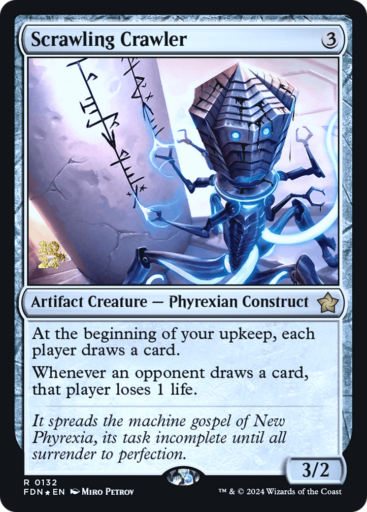 Scrawling Crawler (PRE-132) - Foundations Promos Foil