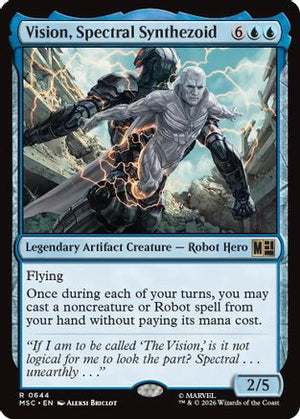 Vision, Spectral Synthezoid (MSC-644) - Commander: Marvel Super Heroes