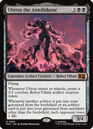 Ultron the Annihilator (MSC-668) - Commander: Marvel Super Heroes