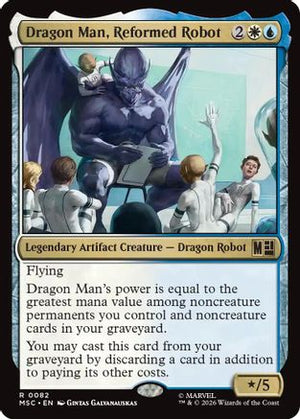 Dragon Man, Reformed Robot (MSC-082) - Commander: Marvel Super Heroes