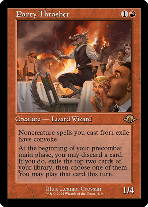 Party Thrasher (Retro Frame) (MH3-419) - Modern Horizons 3