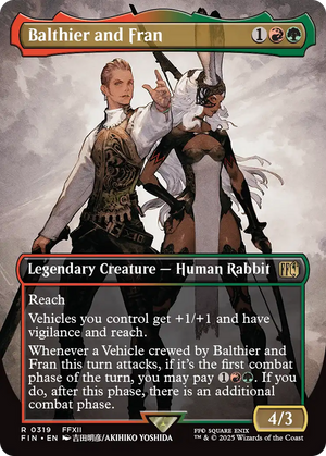 Balthier and Fran (FIN-319) - FINAL FANTASY (Borderless) Foil