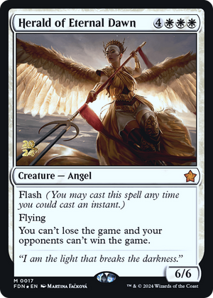 Herald of Eternal Dawn (PRE-017) - Foundations Promos Foil