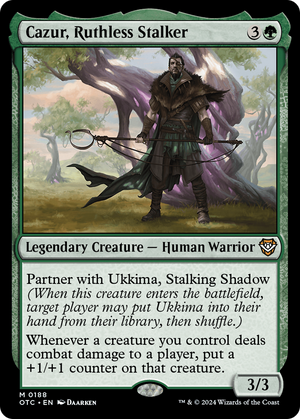 Cazur, Ruthless Stalker (OTC-188) - Outlaws of Thunder Junction Commander - Poke-Collect
