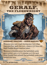 Geralf, the Fleshwright (OTJ-287) - Outlaws of Thunder Junction: (Showcase) (Borderless) Foil - Poke-Collect