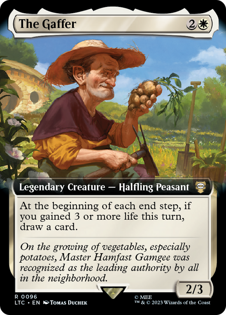 The Gaffer (Extended Art) (LTC-096) - Tales of Middle-earth Commander: (Extended Art) Foil - Poke-Collect