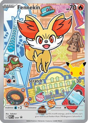 Fennekin -  059 59 - ME Mega Evolution Promo Holofoil