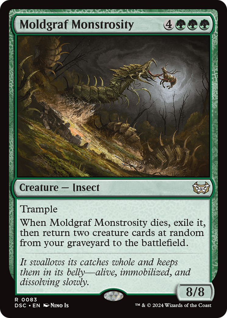 Moldgraf Monstrosity (DSC-083) - Duskmourn: House of Horror Commander - Poke-Collect