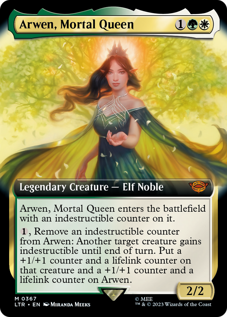 Arwen, Mortal Queen (LTR-367) - The Lord of the Rings: Tales of Middle-earth: (Extended Art) - Poke-Collect