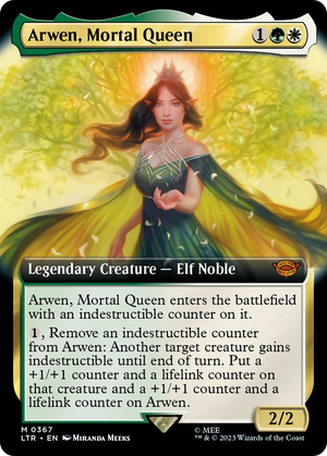 Arwen, Mortal Queen (LTR-367) - The Lord of the Rings: Tales of Middle-earth: (Extended Art)