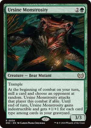 Ursine Monstrosity (DSC-036) - Duskmourn: House of Horror Commander - Poke-Collect