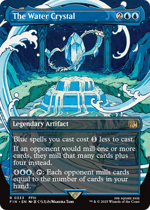 The Water Crystal (FIN-333) - FINAL FANTASY (Borderless) Foil