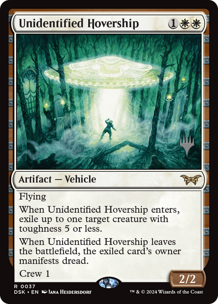 Unidentified Hovership (PPDSK-037) - Duskmourn: House of Horror Promos Foil - Poke-Collect