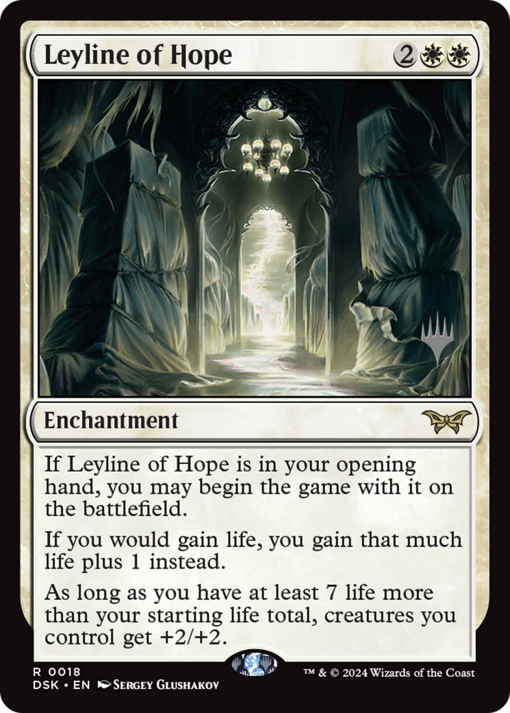 Leyline of Hope (PPDSK-018) - Duskmourn: House of Horror Promos Foil - Poke-Collect