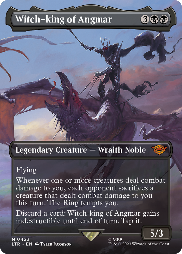 Witch-king of Angmar (LTR-423) - The Lord of the Rings: Tales of Middle-earth (Borderless) Foil - Poke-Collect