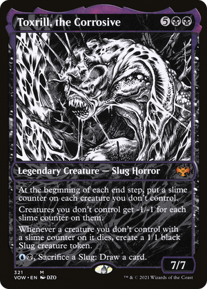 Toxrill, the Corrosive (VOW-321) - Innistrad: Crimson Vow: (Showcase) Foil