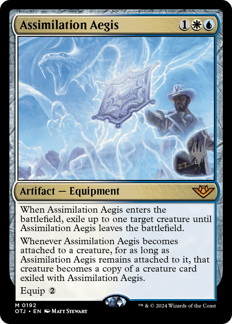 Assimilation Aegis (PPOTJ-192) - Outlaws of Thunder Junction Promos - Poke-Collect