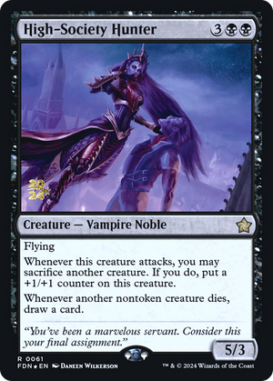 High-Society Hunter (PRE-061) - Foundations Promos Foil