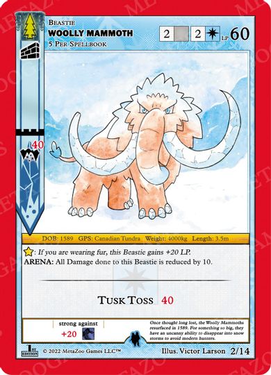 Woolly Mammoth [Cryptid Nation: Wilderness First Edition Theme Deck] - Poke-Collect