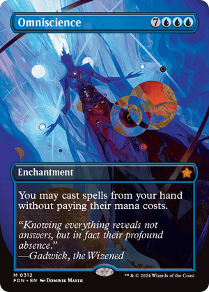 Omniscience (FDN-312) - Foundations (Borderless) Foil