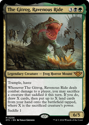 The Gitrog, Ravenous Ride (OTJ-206) - Outlaws of Thunder Junction Foil - Poke-Collect