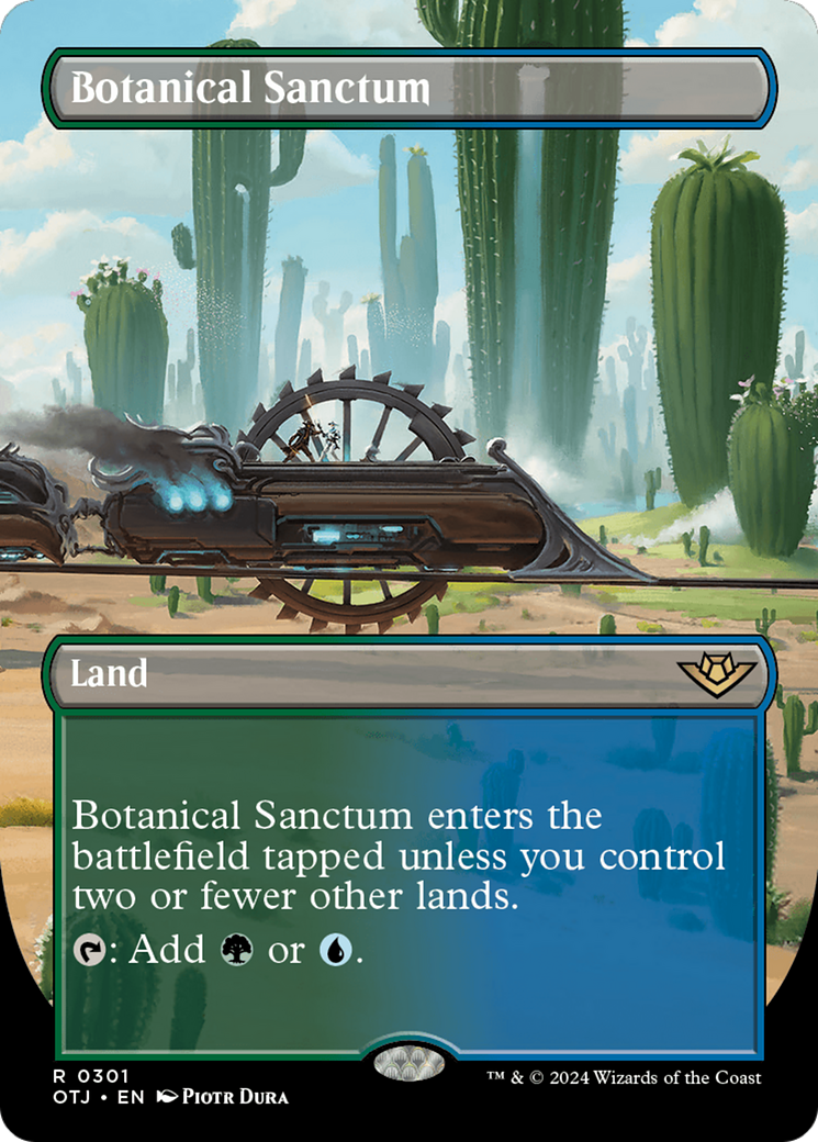 Botanical Sanctum (OTJ-301) - Outlaws of Thunder Junction (Borderless) - Poke-Collect