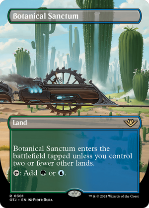 Botanical Sanctum (OTJ-301) - Outlaws of Thunder Junction (Borderless) - Poke-Collect