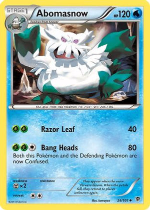 Abomasnow 26/101 - Plasma Blast Reverse Holofoil - Poke-Collect