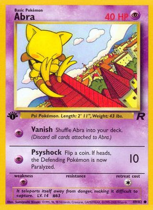 Abra 49/82 - Team Rocket Unlimited