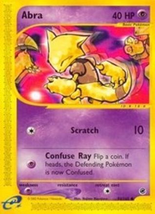 Abra 93/165 - Expedition Base Set Reverse Holofoil - Poke-Collect