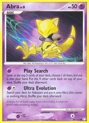Abra 69/123 - Mysterious Treasures - Poke-Collect