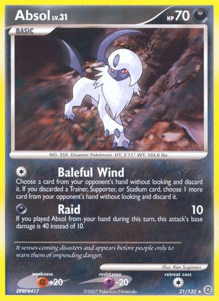 Absol 21/132 - Secret Wonders - Poke-Collect