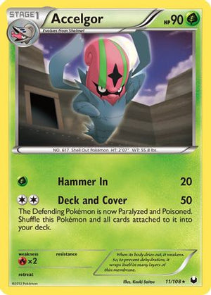 Accelgor 11/108 - Dark Explorers - Poke-Collect