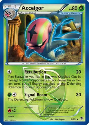 Accelgor 8/101 - Plasma Blast Reverse Holofoil