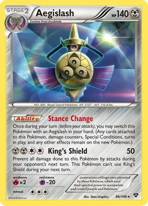 Aegislash 86/146 - XY Reverse Holofoil - Poke-Collect