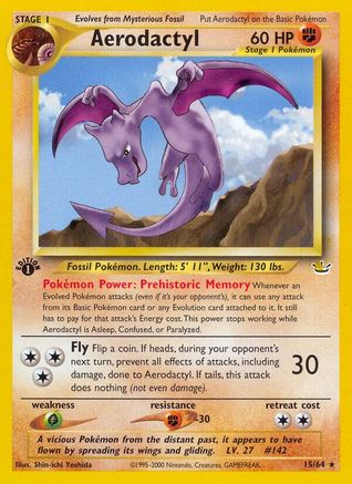 Aerodactyl 15/64 - Neo Revelation 1st Edition - Poke-Collect
