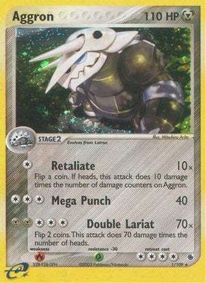 Aggron 1/109 - Ruby & Sapphire Holofoil - Poke-Collect