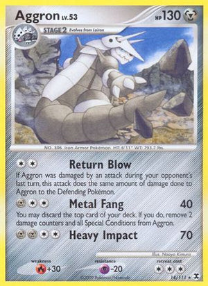 Aggron 14/111 - Rising Rivals - Poke-Collect