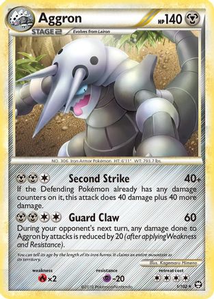 Aggron 1/102 - HSTriumphant Holofoil - Poke-Collect
