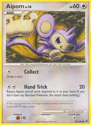 Aipom 50/100 - Majestic Dawn Reverse Holofoil - Poke-Collect