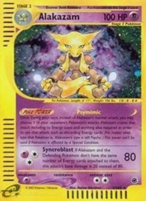Alakazam 1/165 - Expedition Base Set Holofoil - Poke-Collect