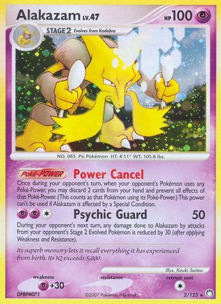 Alakazam 2/123 - Mysterious Treasures Reverse Holofoil - Poke-Collect