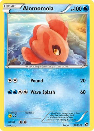 Alomomola 38/114 - Black & White Reverse Holofoil - Poke-Collect