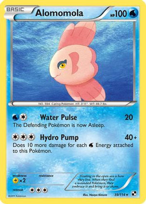 Alomomola 39/114 - Black & White Reverse Holofoil - Poke-Collect