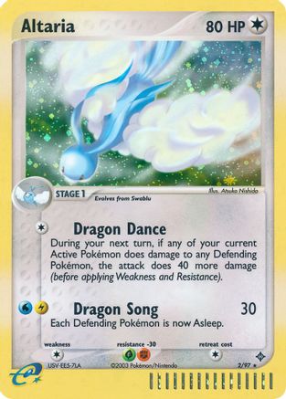 Altaria 2/97 - Dragon Reverse Holofoil - Poke-Collect