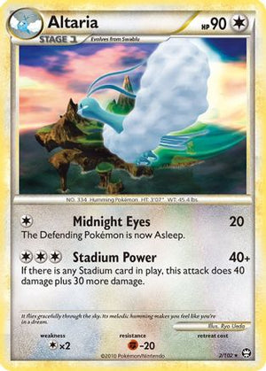 Altaria 2/102 - HSTriumphant Holofoil - Poke-Collect