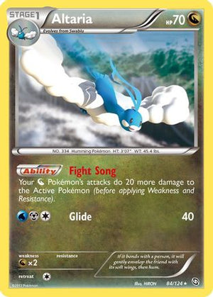 Altaria 84/124 - Dragons Exalted Reverse Holofoil - Poke-Collect